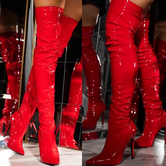 Shoes Red Hot Knee High Boots Very Sexy Poshmark
